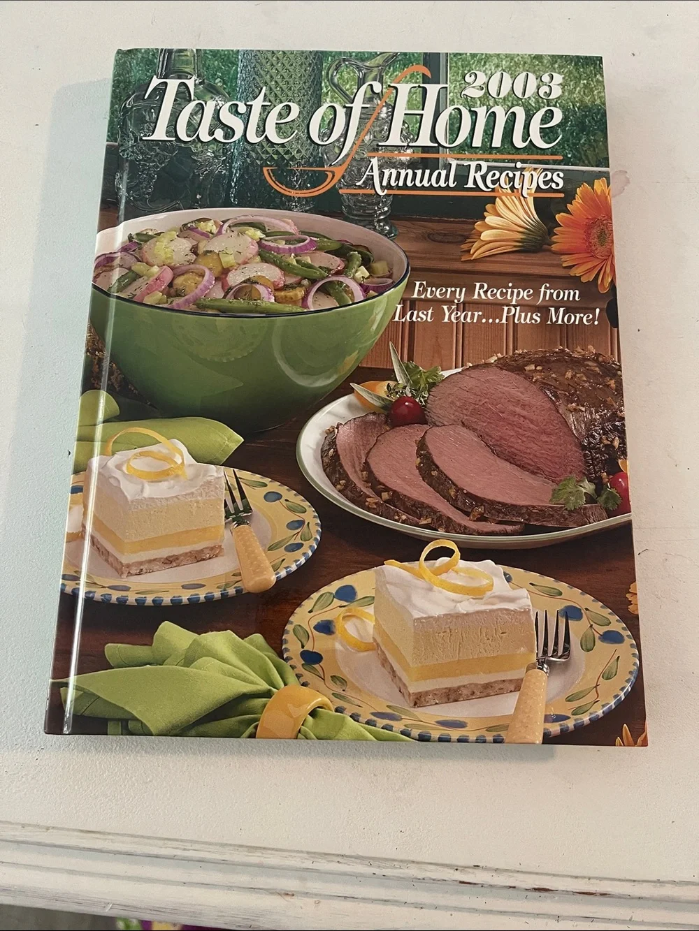 Taste of Home Green Cover Annual Recipes 2003 Cookbook